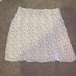 floral hollister skirt